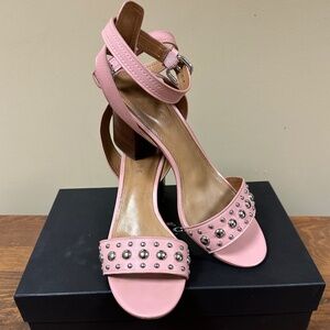 Coach Paige Studded Heeled Sandal - Size 9